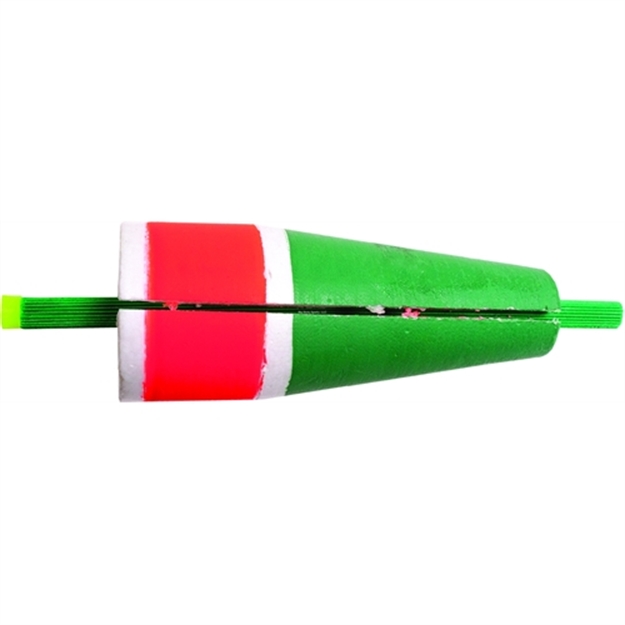 Picture of Billy Boy Slotted Weighted Popping Float 3" Red/Green 12/Tray