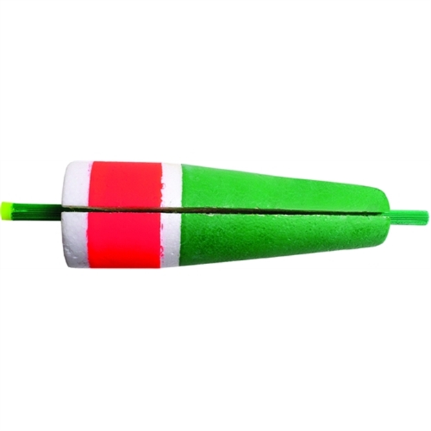 Picture of Billy Boy Slotted Weighted Popping Float 4" Red/Green 12/Tray