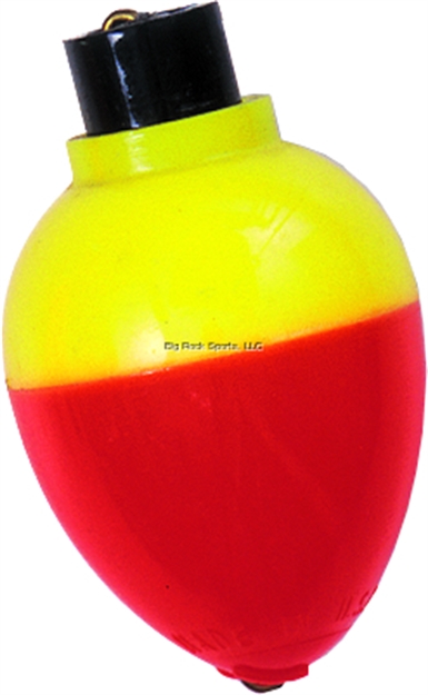 Picture of Billy Boy Unweighted Plastic Floats - Pear 1-1/2" FL Orange/Yellow 50Bg