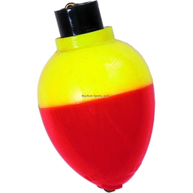 Picture of Billy Boy Unweighted Plastic Floats - Pear 1" FL Orange/Yellow 50Bg