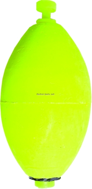 Picture of Billy Boy Weight Oval Foam Float Snap-On 50Bg 2" Yel