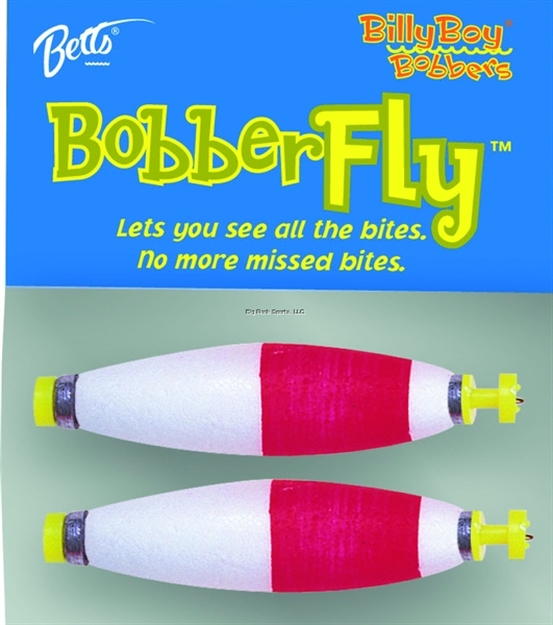 Picture of Billy Boy Weighted Bobber Fly 2" Cigar Red/White 2Pk