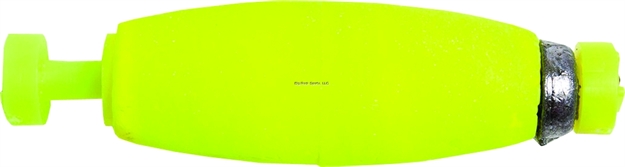 Picture of Billy Boy Weighted Cigar Foam Float Snap-On 50Bg 1-1/2" Yel