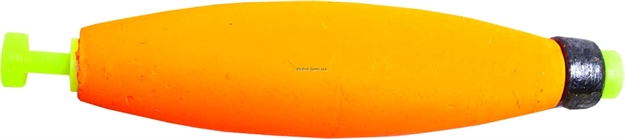 Picture of Billy Boy Weighted Cigar Foam Float Snap-On 50Bg 3" Orange