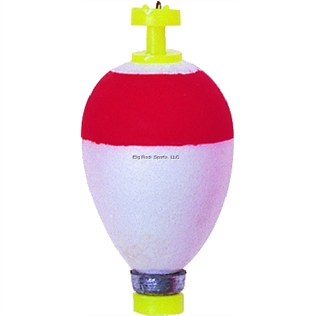 Picture of Billy Boy Weighted Pear Snap ON Float 1" Red/White 50Pk