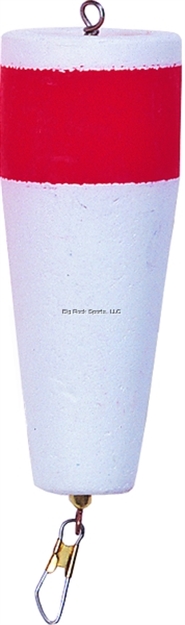 Picture of Billy Boy Weighted Popping Float W/Swivel 5" Red/White 12/Tray