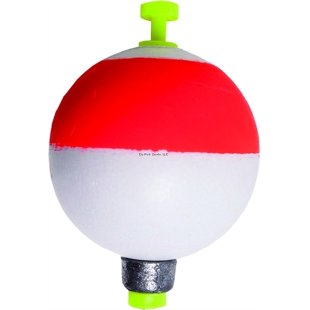 Picture of Billy Boy Weighted Round Foam Float Snap-On 1 3/4" Red/White 50Bg