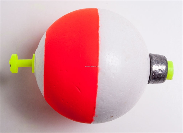Picture of Billy Boy Weighted Round Foam Float Snap-On 2" Red/White 50Bg