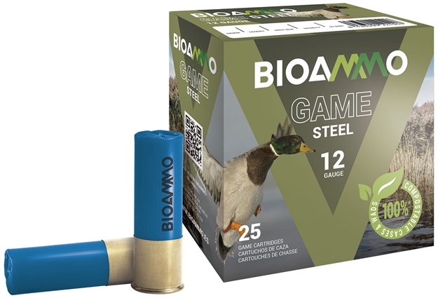 Picture of  Bioammo Bls2830 Steel Game 12Gauge 2.75" 1Oz 3Shot 25 Per Box/10 Case
