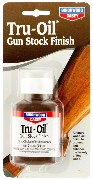 Picture of  Birchwood Casey 23123 Tru-Oil Gun Stock Finish Natural Wood 3 Oz. Bottle