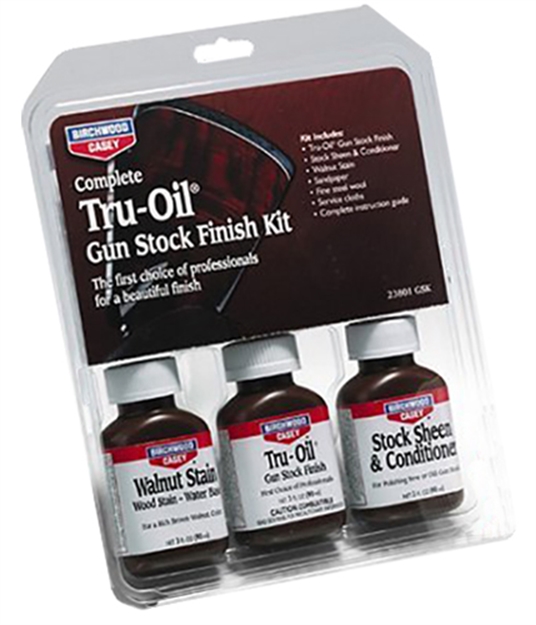 Picture of Birchwood Casey Tru-Oil Stock Finishing Kit State Laws Apply 23801