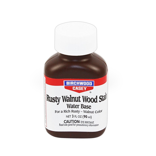 Picture of  Birchwood Casey 24323 Rusty Walnut Wood Stain Water-Based 3 Oz. Bottle