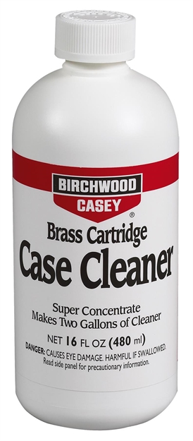 Picture of  Birchwood Casey 33845 Brass Cartridge Case Cleaner 16 Oz. Bottle 029057338454