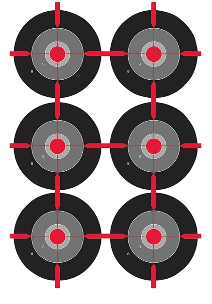 Picture of  Birchwood Casey 35703 Dirty Bird  Bullseye Tagboard Target 12" X 18" 100 Per Pkg