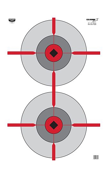 Picture of Birchwood Casey 37031 Eze-Scorer  Bullseye Paper Target 23" X 35" 100 Per Pkg 37031*