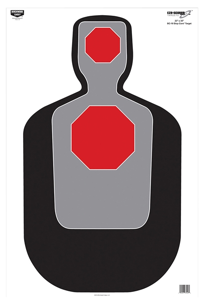 Picture of  Birchwood Casey 37043 Eze-Scorer Bc-19 Silhouette Paper Target 23" X 35" 100 Per Pkg