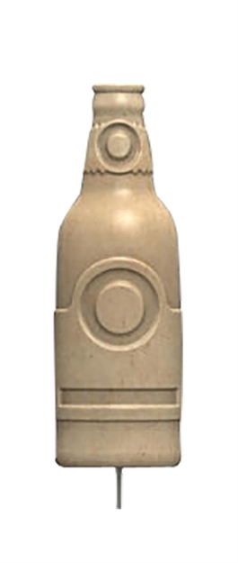 Picture of Birchwood Casey 3D Bottle Stake Target, 11" H X 3.6" W, Recycled Material, 6 PK BC-3DST-BTL