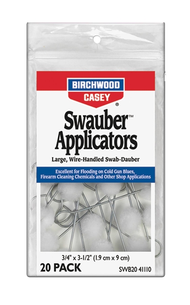 Picture of  Birchwood Casey 41110 Swauber Applicators  20 Per Package