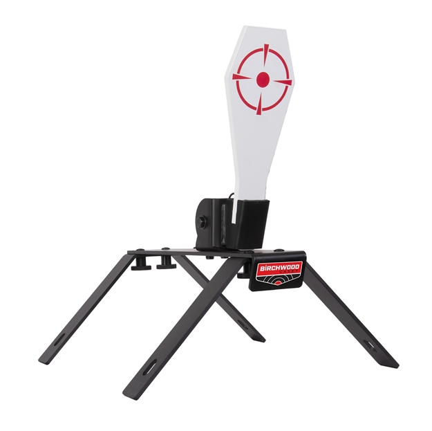 Picture of Birchwood Casey S7540 Spring Loaded Popper Target Black Ar500 Steel Standing 47540