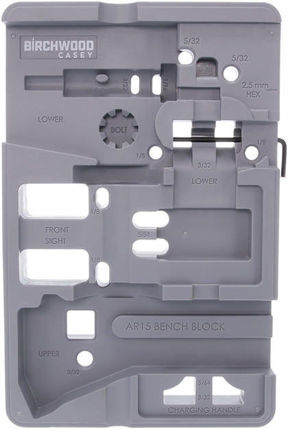Picture of  Birchwood Casey Arbench-Block Bench Block  Gray Ar-15