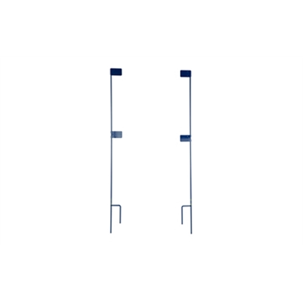 Picture of  Birchwood Casey 49013 Adjustable Target Stakes  36" Stand Blue Steel Target 36" 2