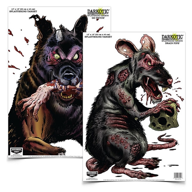 Picture of Birchwood Casey Darkotic Combo GO Fetch/Drain Pipe Targets