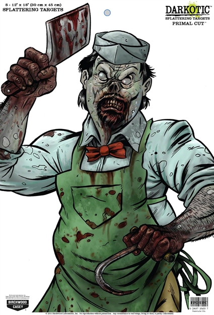 Picture of Birchwood Casey Darkotic Primal Cut 12X18 Splatter Target 100/Pk