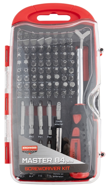 Picture of Birchwood Casey Dlxsds Master Screwdriver Kit  84 Pieces Includes Slotted/Philips/Torx/Hex Heads BC-DLXSDS