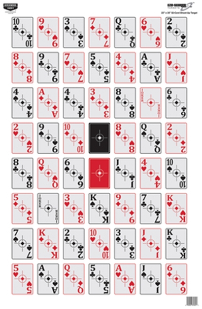 Picture of Birchwood Casey EZ Scor 52-Card 23X35 100