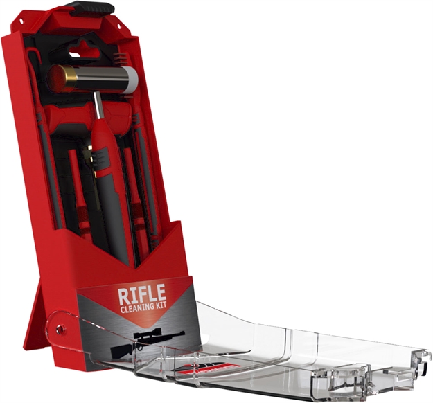 Picture of Birchwood Casey Hndgclnk Handgun Cleaning Kit 16 Pieces Black/Red BC-HNDGCLN-K