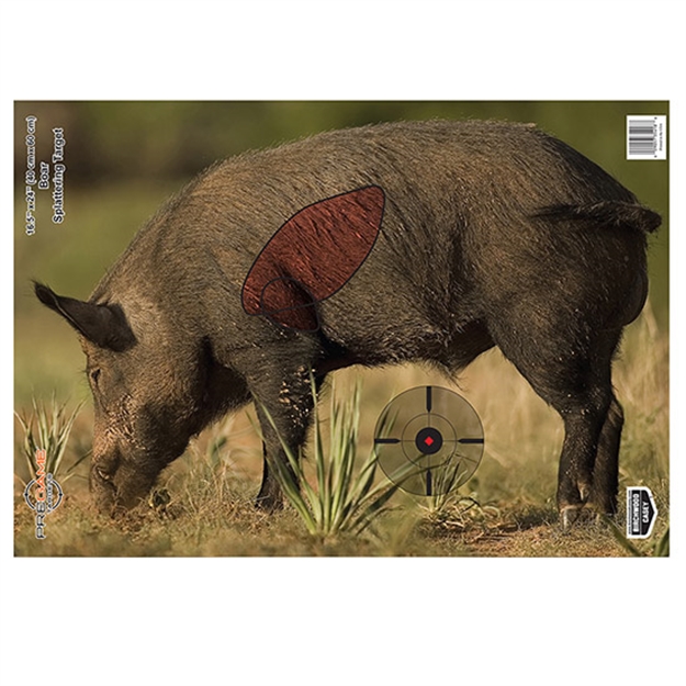 Picture of  Birchwood Casey 35408 Pregame  Boar Paper Target 16.50" X 24" 3 Per Pkg 029057354089