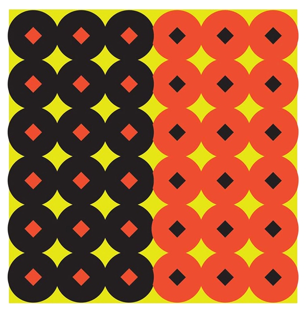Picture of  Birchwood Casey 34117 Shoot-N-C Reactive Target Self-Adhesive Paper Circle W/Diamond Center 432 Pasters