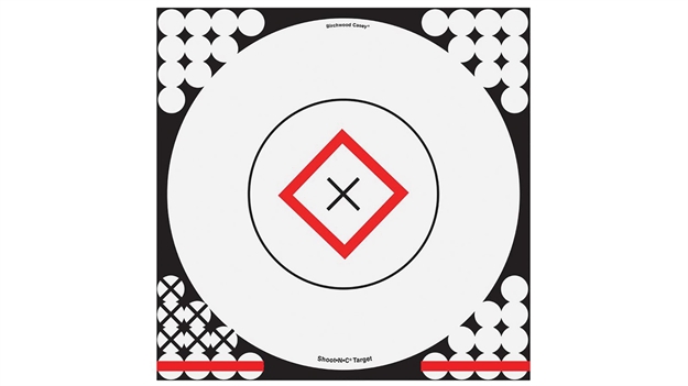Picture of Birchwood Casey Snc 17" Wht/Blk Dia Trgt 10