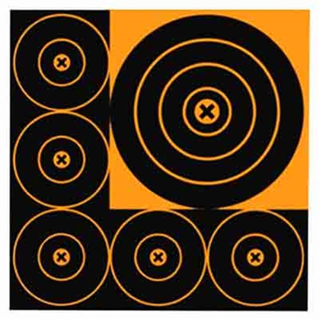 Picture of Birchwood Casey Target Big Burst 8"-3/4"-15 Bull's-Eye Targets 36818 029057368185