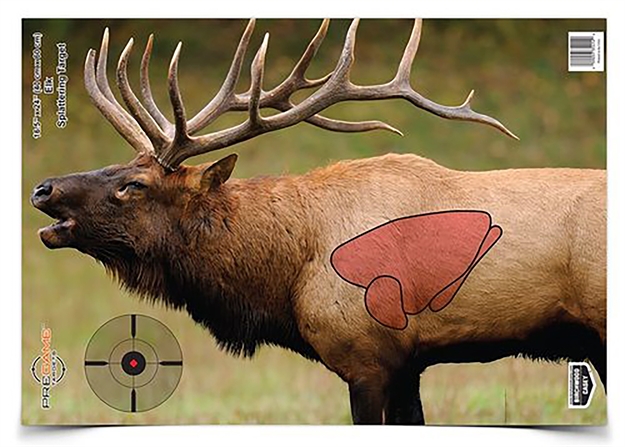 Picture of  Birchwood Casey 35404 Pregame  Elk Paper Target 16.50" X 24" 3 Per Pkg 029057354041