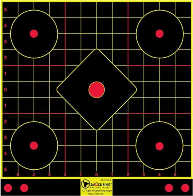 Picture of Birchwood Casey Target Smoke Ring 12" Sight-In Splatter 25Pk<