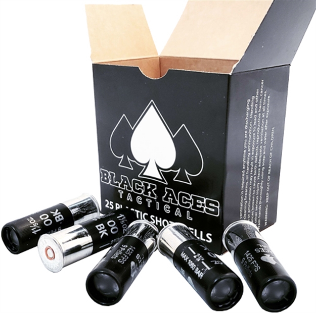Picture of Black Aces Aces 12Ga. 2.75" 1425Fps. 00Bk 9-Pellets 25-Pk
