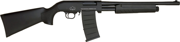 Picture of Black Aces Aces Pro Series 12Ga. 18.5" 5-Shot Black Wood Batp18wtac