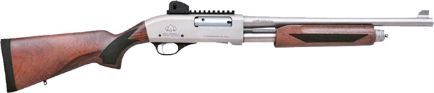 Picture of Black Aces Aces Pro Series X 12Ga. 18.5" 6-Shot Nickel Walnut Batpsxsw