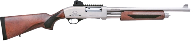 Picture of Black Aces Aces Pro Series X 12Ga. 18.5" 6-Shot Nickel Walnut