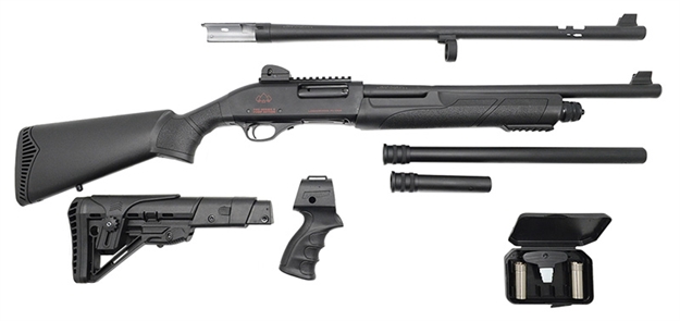 Picture of Black Aces Tactical Pro Series X 12Ga Pump 18.5" Blk Syn 5Rd