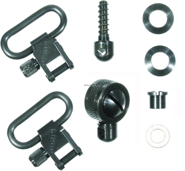Picture of Black Hawk Products Blackhawk 70Sw26bk Shotgun Swivel Qd-115 Umc 1"