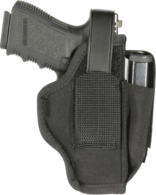 Picture of  Blackhawk 40Am36bk Multi-Use  Iwb/Owb Size 36 Black Cordura Belt Clip Fits SM Frame 5/6 RD Revolver W/Hammer/2-2.25" Barrel Belt 1.50-1.75" Wide Ambidextrous