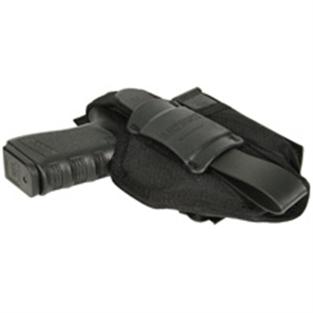 Picture of  Blackhawk 40Am05bk Multi-Use  Iwb/Owb Size 05 Black Cordura Nylon Belt Clip Fits Large Semi-Auto Fits 3.75-4.50" Barrel Ambidextrous