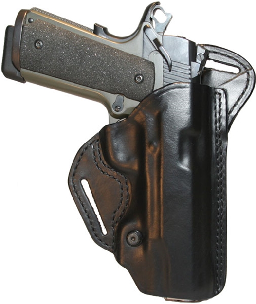 Picture of Black Hawk Products Leather Check-Six Holster Colt Gov't 5" Right Black