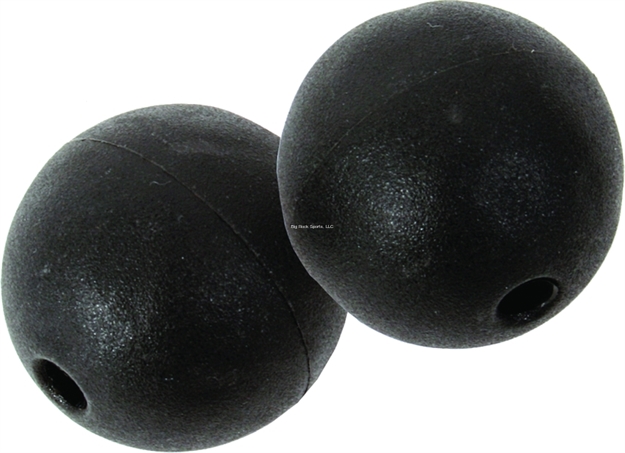 Picture of Black Marine Outrigger Ball Stops Plastic Pair
