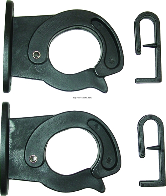 Picture of Black Marine Sure-Lok Rod Hangers Black 2Pk