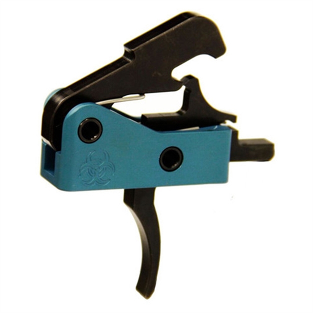 Picture of  Black Rain Ordnance Brodit Drop-In  Curved Trigger With 3.50 Lbs Draw Weight For Ar-Platform