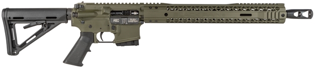 Picture of Black Rain Brocarnivore450bod Carnivore  450 Bushmaster 16" 10+1 OD Green Cerakote Adjustable Magpul Moe Stock