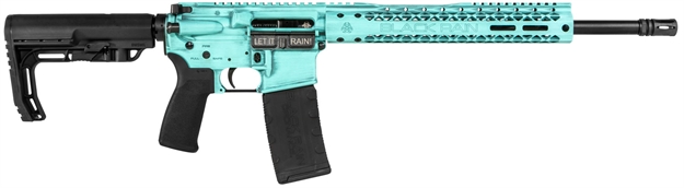 Picture of Black Rain Rain Spec+ Fusion Rifle 300Blk 16" Tiffany Blue 30Rd BROFUSIONTBB